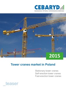 Report Tower crane market in Poland 2015